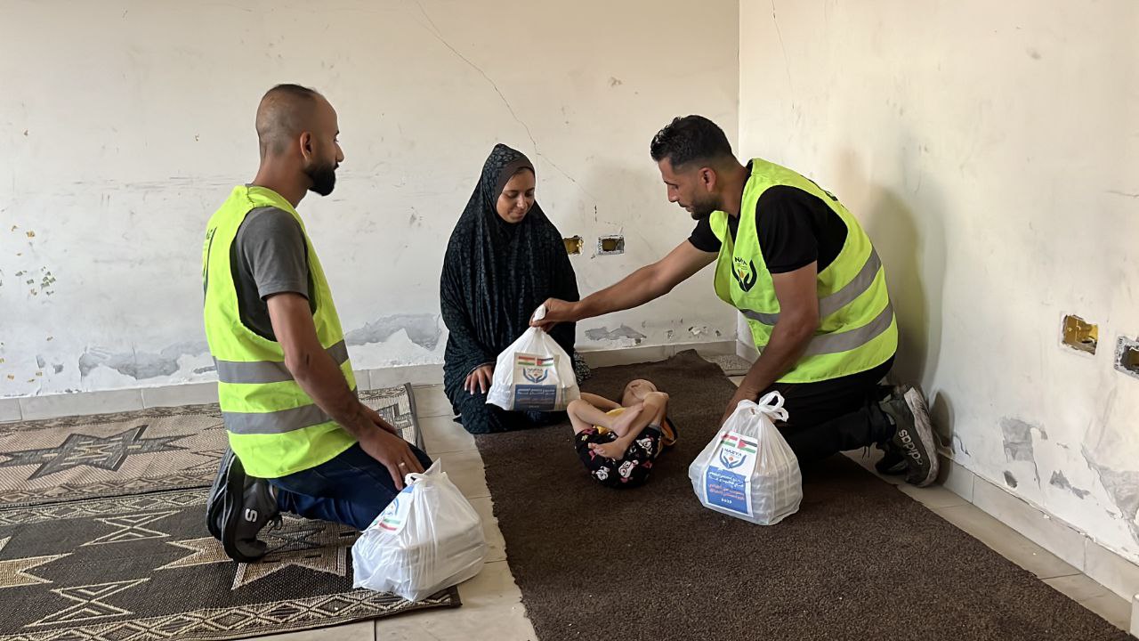 Emergency Food Aid Distribution in Gaza | Nazya Humanitarian Aid, Gaza, Palestine