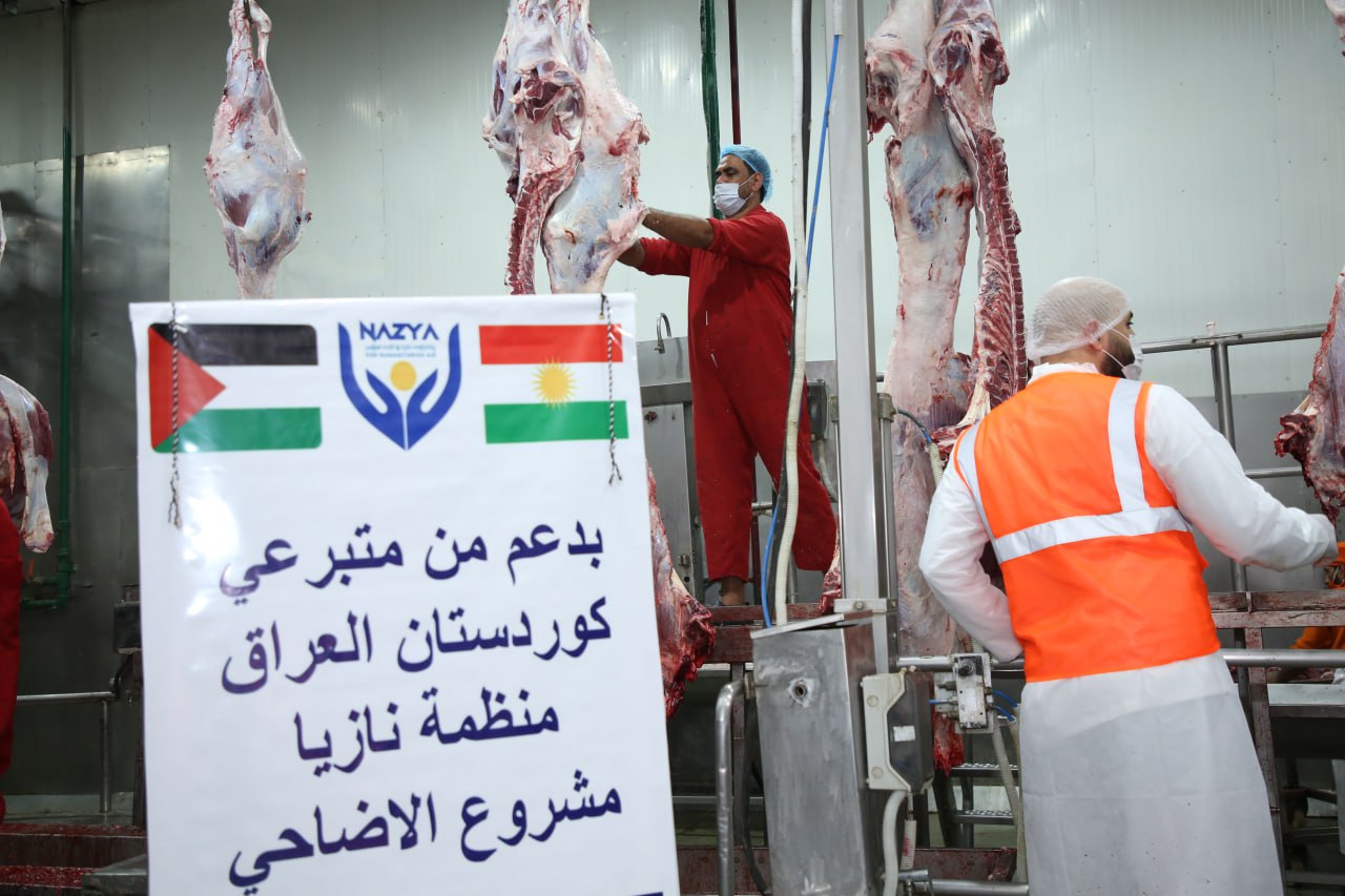 Eid Al-Adha Qurbani Meat Distribution | Nazya Humanitarian Aid, Gaza, Palestine