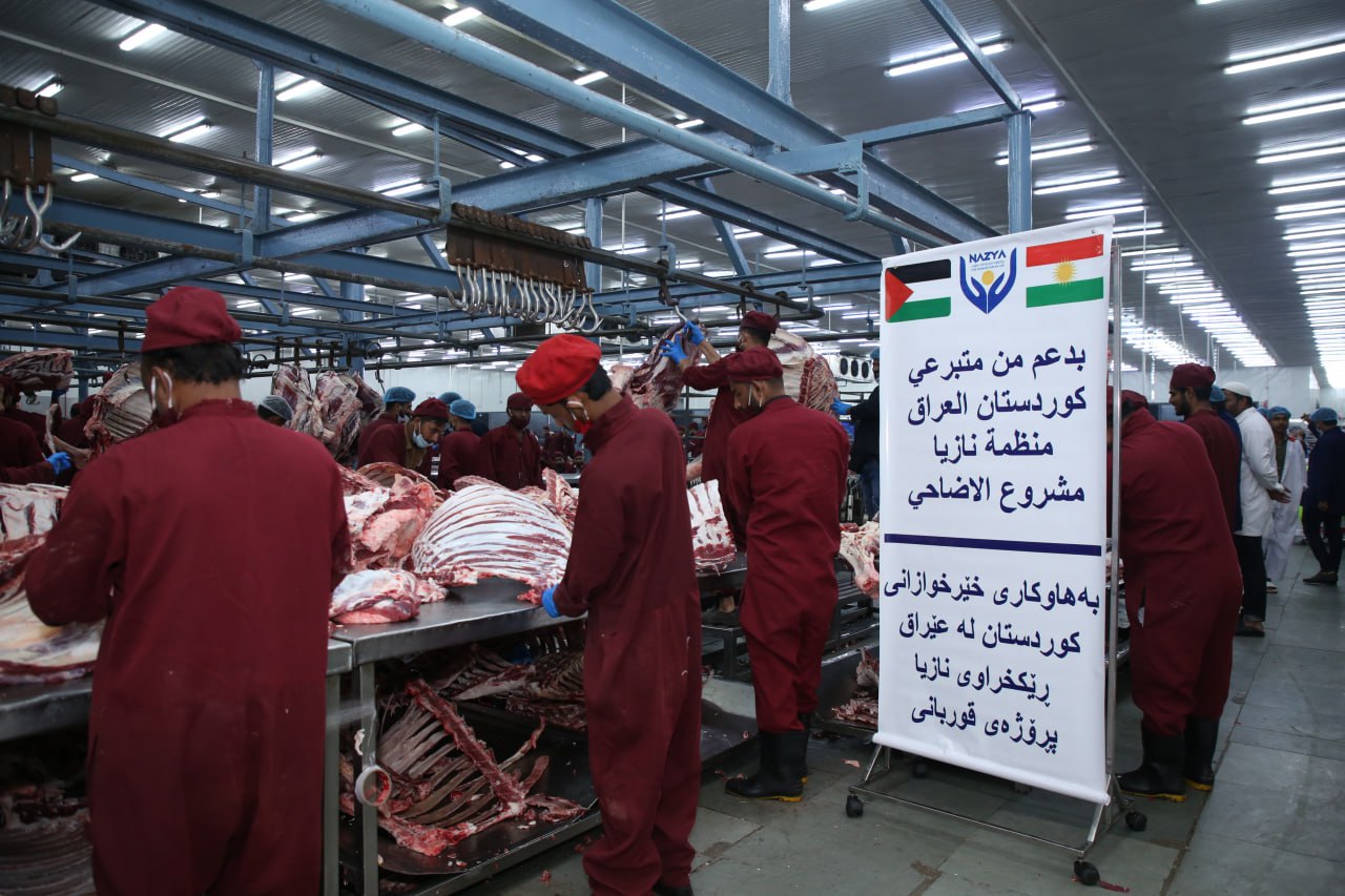 Eid Al-Adha Qurbani Meat Distribution | Nazya Humanitarian Aid, Gaza, Palestine